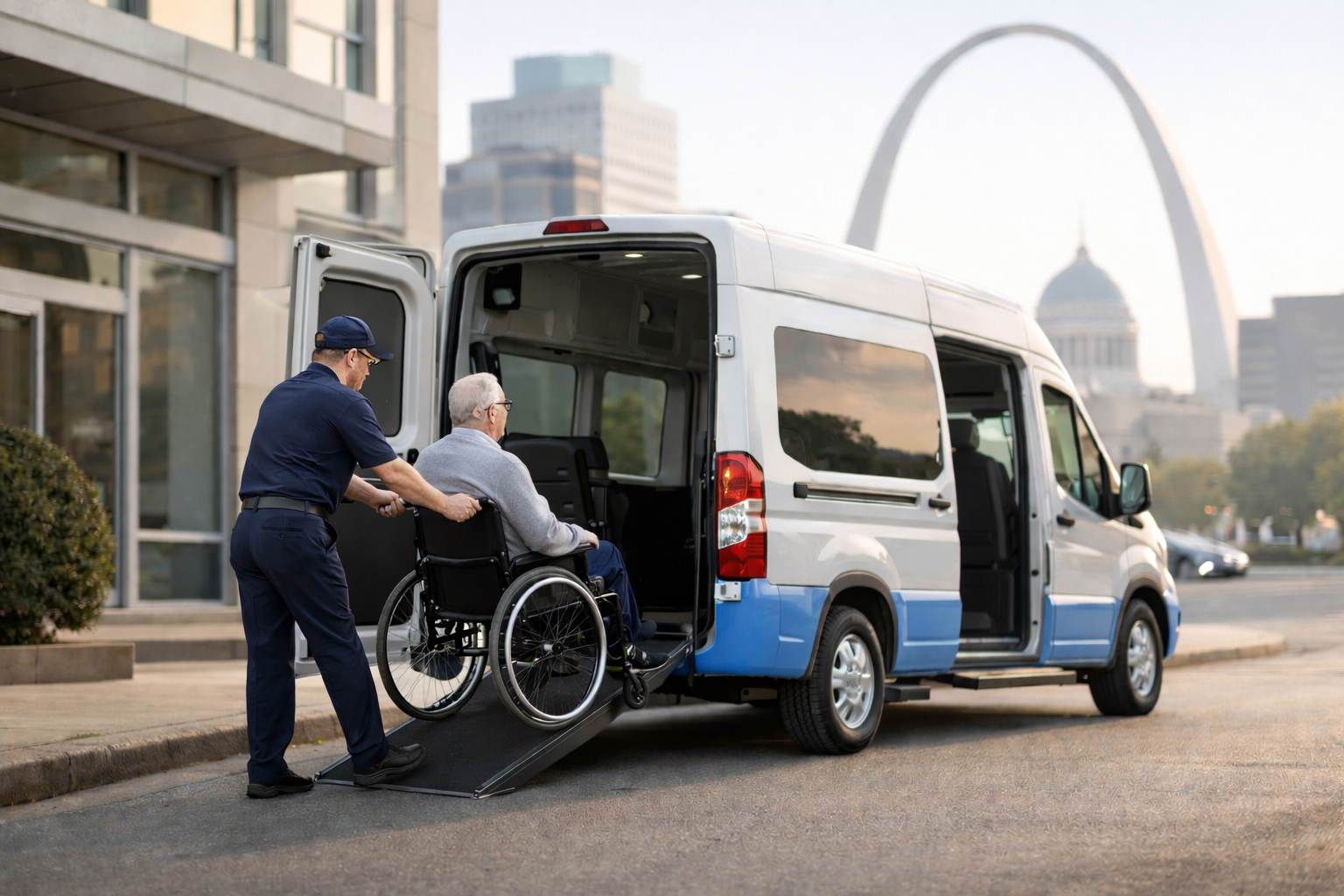Wheelchair-accessible transport van in St. Louis